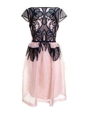 Temperley London Maxime Embroidered Silk Organza Dress, dize 10